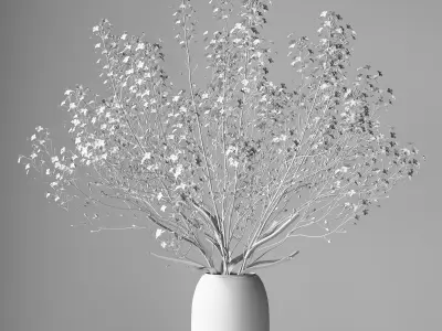 Bouquet of wildflowers 3D model