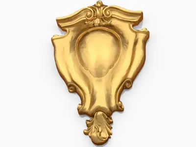 Classic decor ornament 102 3D model