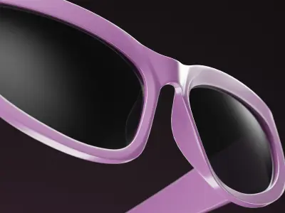 Wrap Sunglasses 3D model