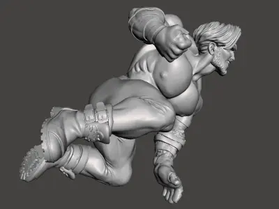 Grunge 3d model for 3d printing 3D print model