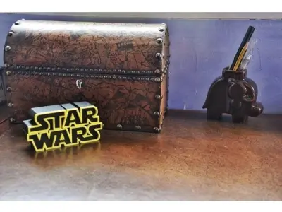 Star Wars Logo 3D print model