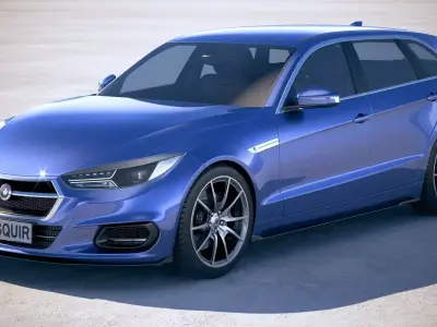 Generic Wagon Estate 2019 3D model