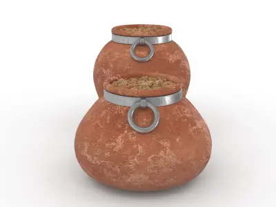 Cachepot Low-poly 3D model