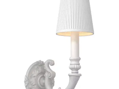 Mariner Classic Style Antique Gold Wall Sconce Light 3D model