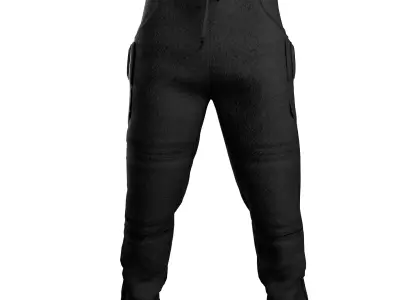 men and women clothing- realistic Jogger Sweatpant Low-poly 3D model
