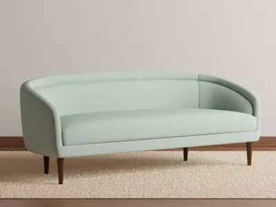 Jasmine Curved Sofa 3D model