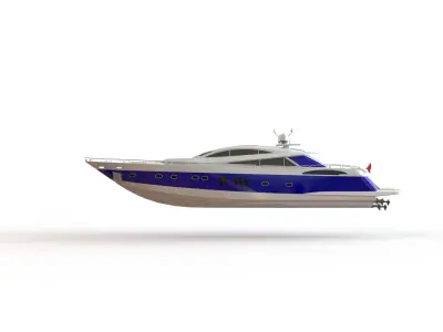 Superyacht 3D model