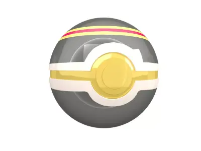 Luxury Ball Low-poly 3D model