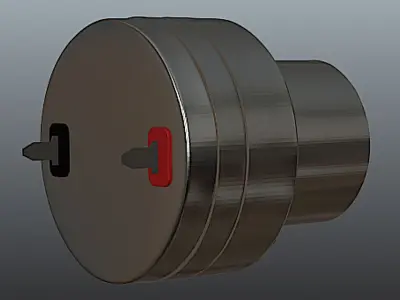 Massive Audio CT-4 Series Bullet Tweeter Free low-poly 3D model