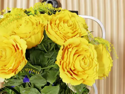 Decorative flower 3D model
