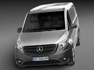 Mercedes-Benz Vito PanelVan 2015 3D model