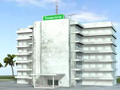  Thai hospital 3D model