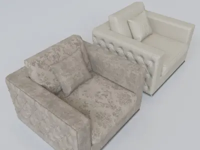 Angelo Cappellini OPERA RAIMOND armchair 3D model