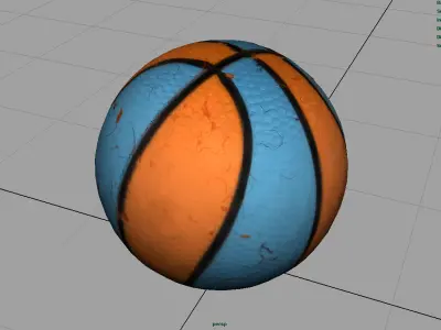 Dog ball Low-poly 3D model