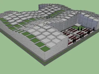I Square Complex 3D model