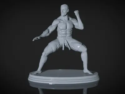 Jean Claude Van Damme Blood Sport  3D print model