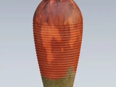 Garden urn planter25 3D model