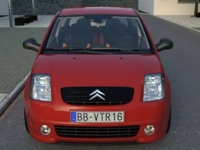 Citroen C2 2004 3D model