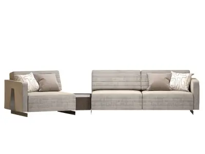 Saloni heritage modular sofa option 12 3D model
