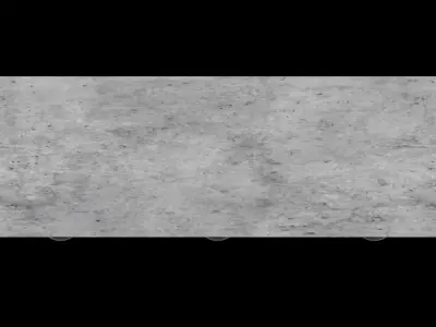 Dark Concrete Top Rustic Oak Base Tv Stand Low-poly 3D model