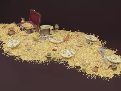 Ancient Treasure 3D model