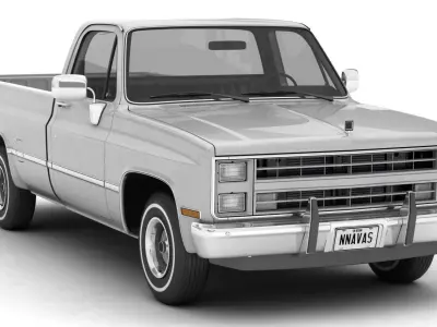 GENERIC PICKUP TRUCK 1 3D model