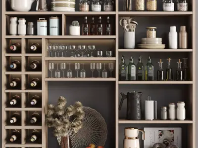 kitchen accessories 068 3D model
