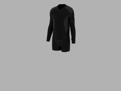 Sport Suit Low-poly 3D model