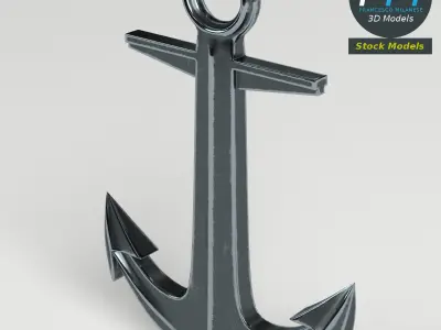 Decorative Anchor 3D model