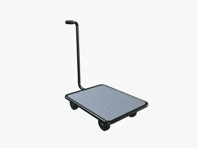 Push Cart Dolly Low-poly 3D model