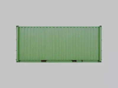 Detailed Shipping Container 3D Model Low-poly 3D model