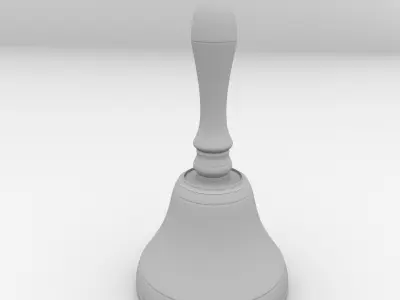 School Bell 3D model
