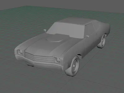 Chevrolet impala Low-poly 3D model