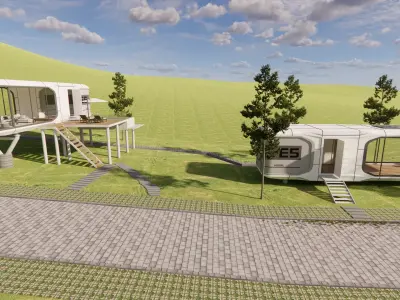 capsule room -A2 3D model