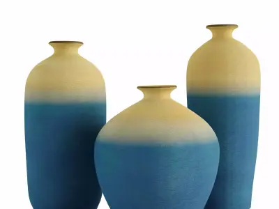Set 3 transmutation Vase 3D model