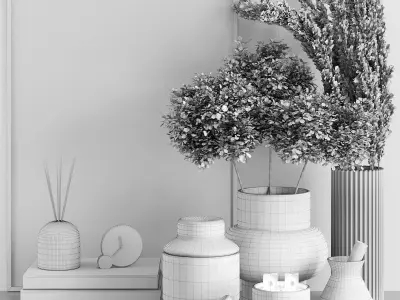 Decorative set 09 S 3D model