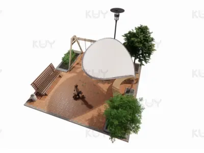 petal module one petal 3D model