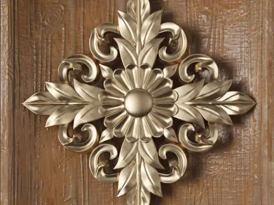 9square-ornament 3D model