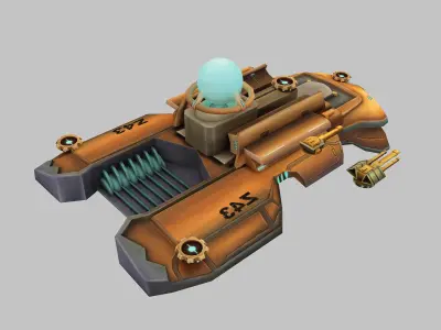 Lightweight - Battleship 03 3D model