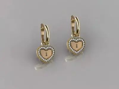 Earrings 06 3D print model