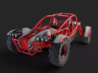 Off Road Buggy Car 3D model