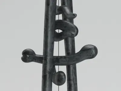 Isamu Noguchi Sculpture 3D model