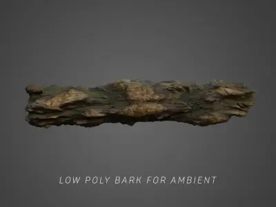 FOREST JUNGLE PACK FOR GAMES LOW POLY TREES and OTHERS Low-poly 3D model