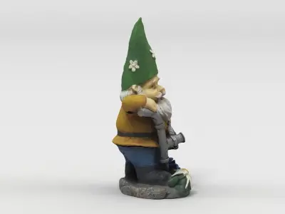 Garden Gnome 002 3D model