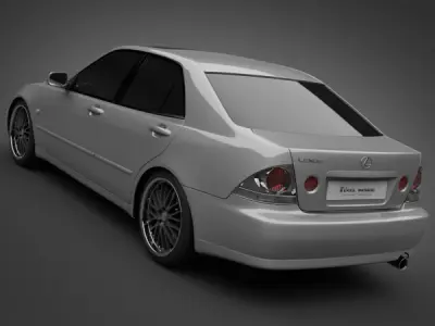 2005 Lexus IS200 3D model
