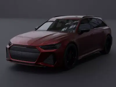 Generic Estate 1 Low-poly 3D model