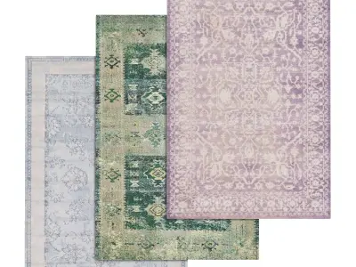 Rug Set 1872 3D model