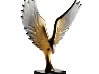 Decorative Abstract Sculpture 06 3D model
