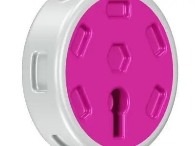 Toddler Lock Toy 3D model