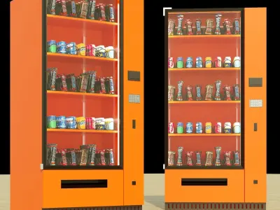 Vending Machine 3D model 2